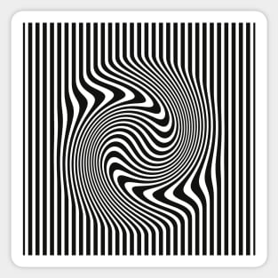 Optical illusion Sticker